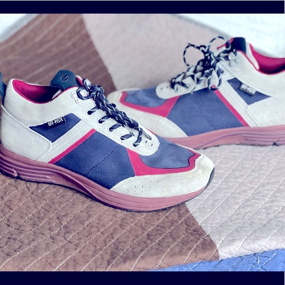 Greats navy, tan, and dark pink low tops, size 10 - Picture 4 of 9